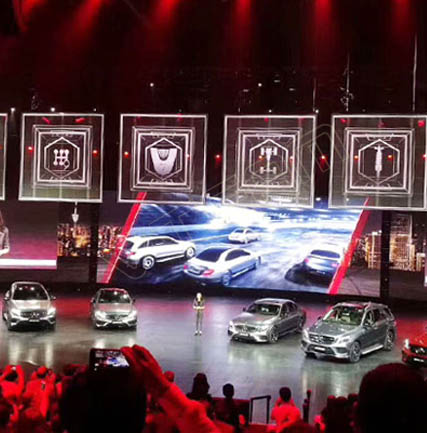 上海车展颁布会 LED通明屏vClear-7.8