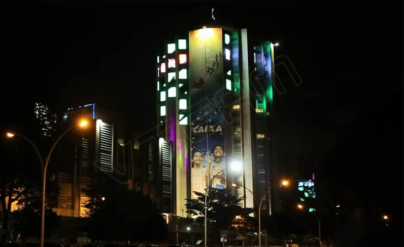 大楼户表告白及亮化 LED软屏MJ-55