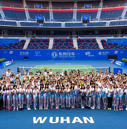 武汉网球公开赛户表LED显示屏项目